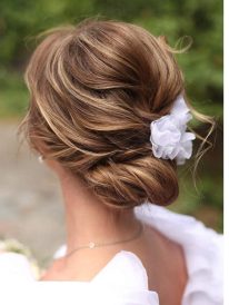 прически пучки